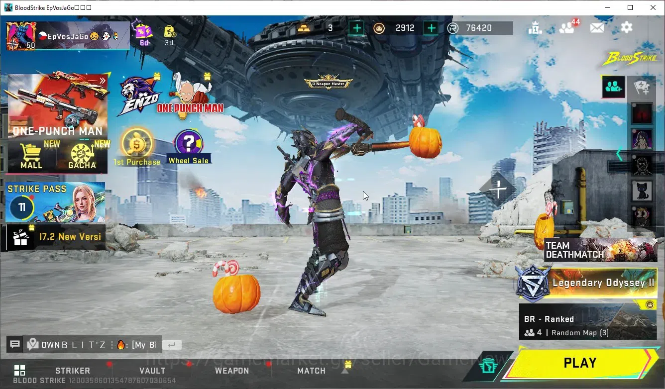 Blood Strike Accounts ASIA|Eternal DEagle Scorpius|Melee Talon Knife San image 1