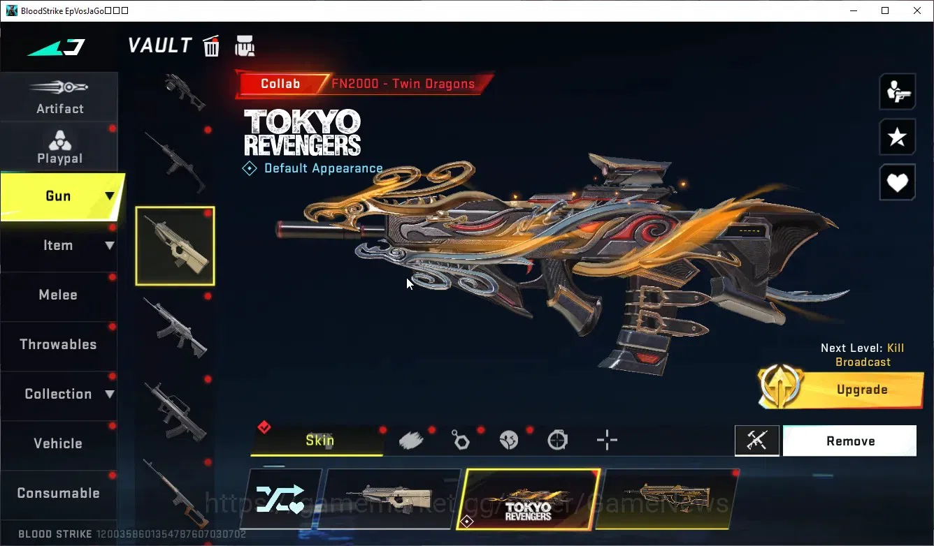 Blood Strike Accounts ASIA|Eternal DEagle Scorpius|Melee Talon Knife San image 20