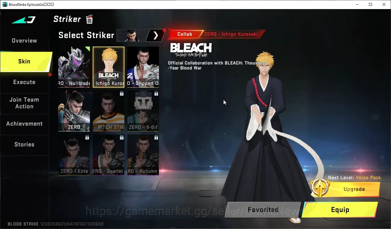 Blood Strike Accounts ASIA|Eternal DEagle Scorpius|Melee Talon Knife San image 3