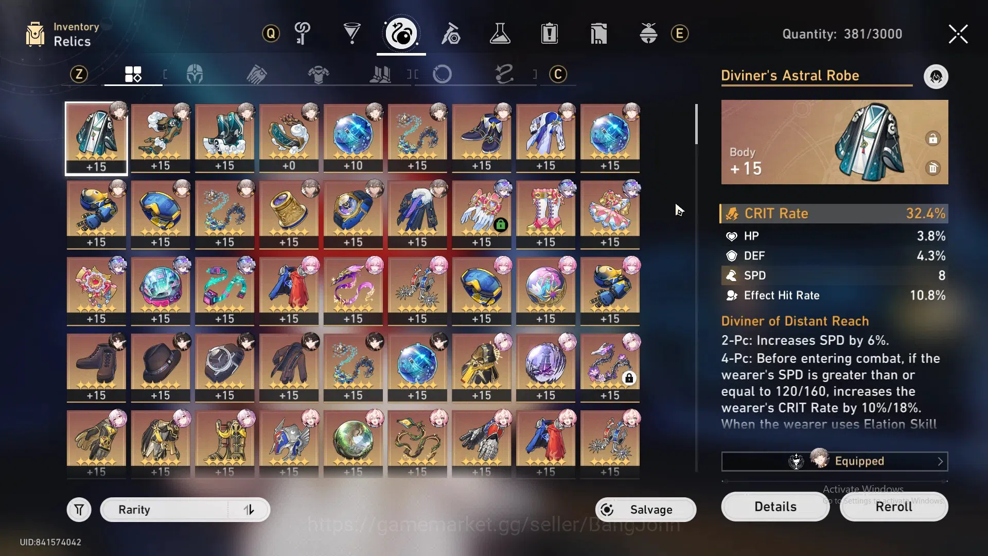 Honkai Star Rail Accounts ASIA | TL 70 | 11 LIMIT | TRIBBIE | SPARKLE | HUO  image 8