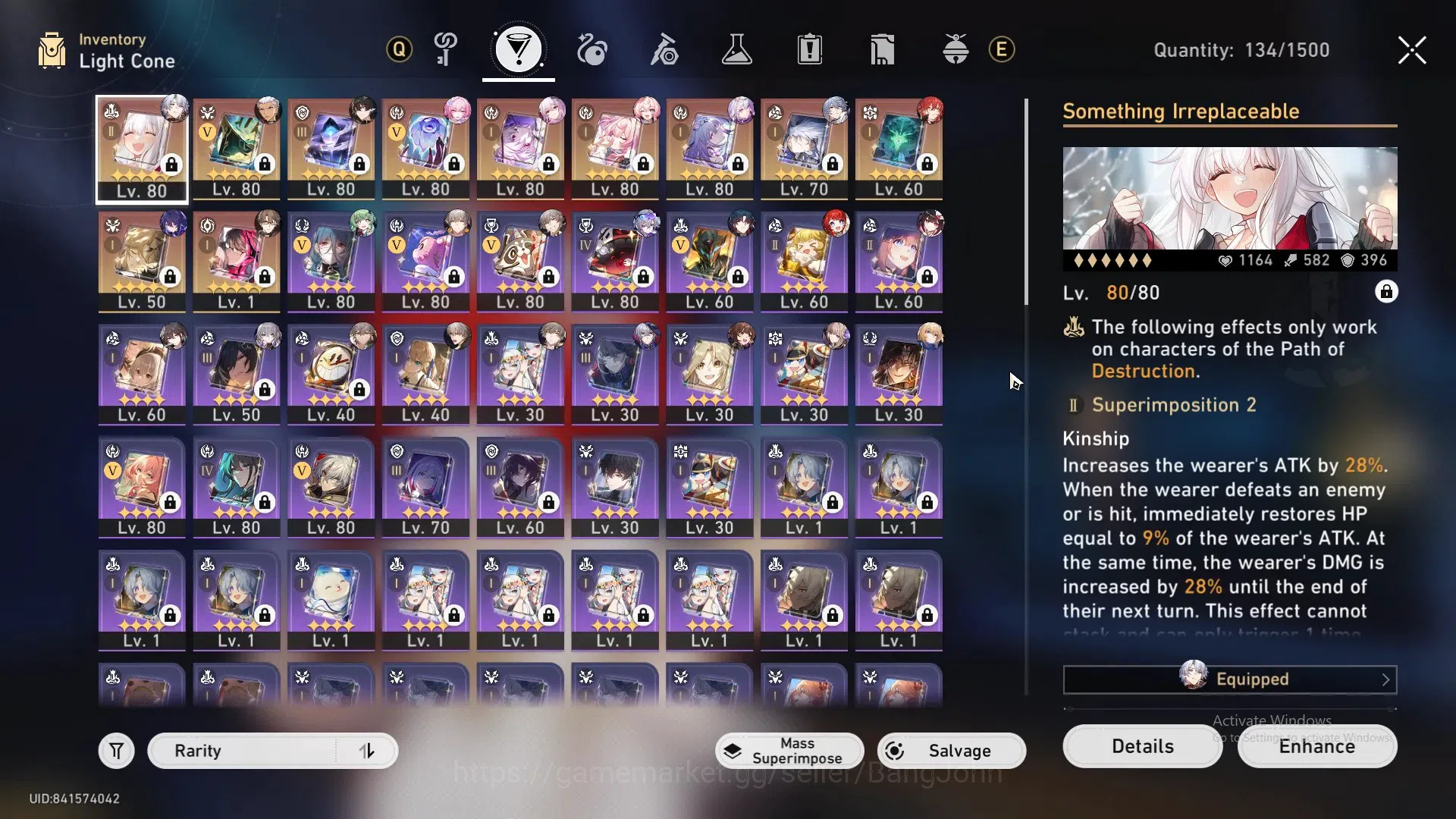 Honkai Star Rail Accounts ASIA | TL 70 | 11 LIMIT | TRIBBIE | SPARKLE | HUO  image 9