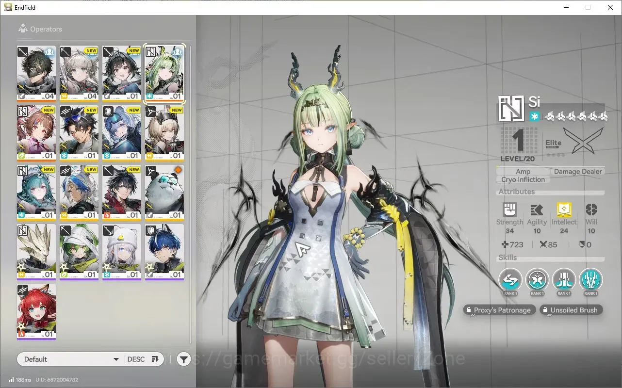 Arknights: Endfield Accounts NA/EU | Fresh Starter AL2|1 Limit : Si ( Ardelia ) | Many Resource | Story Ch I Process I 1