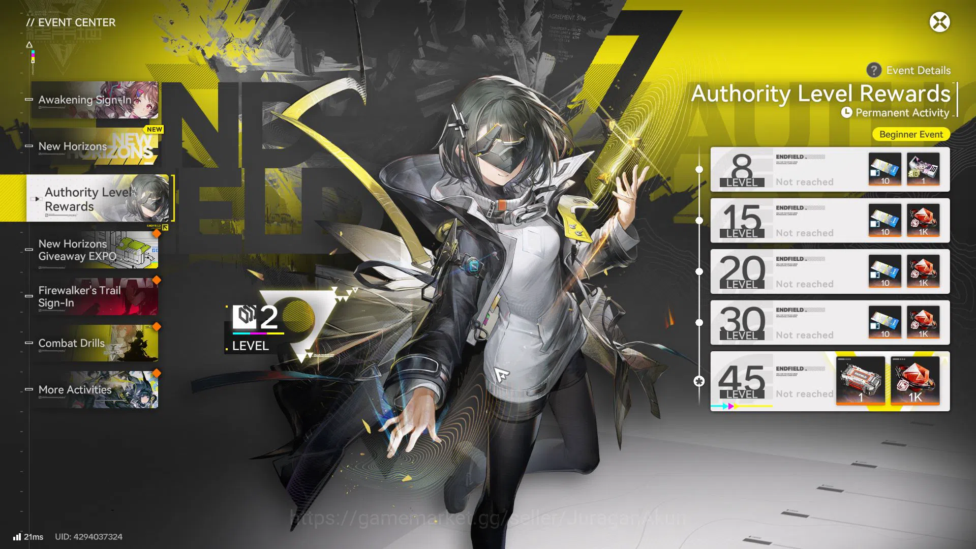 Arknights: Endfield Accounts Asia LVL 2 | Fresh Starter + Lifeng + 7 SR Character + Former Finery|Skip Tutorial| Male MC 4