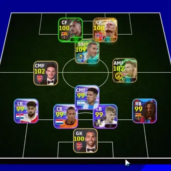 eFootball Accounts Legends & Iconic Players Android|Big Time Erling Haaland '26|Epic Eden Hazard,Marco Reus|Show Time Lionel