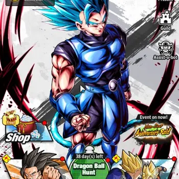 Dragon Ball Legends High-End 323M Total Power|LV155|4UL+1LR+15LL|SSGSS Gogeta,O image 1