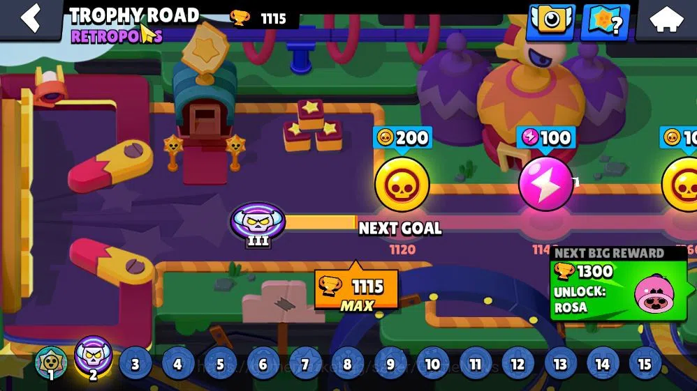 Brawl Stars Accounts 115 Trophy|20 Brawlers 2 Max Lv / 4 Myth | 2 Myth Skin [Brother Bo,Thief Edgar] 4 Epic 1 Super Rare 4