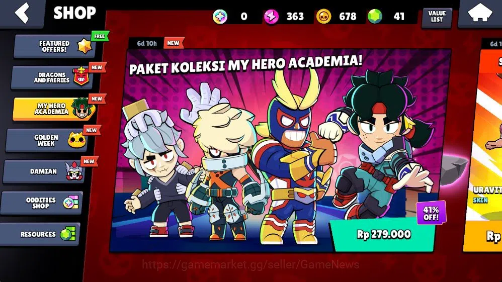 Brawl Stars Accounts 115 Trophy|20 Brawlers 2 Max Lv / 4 Myth | 2 Myth Skin [Brother Bo,Thief Edgar] 4 Epic 1 Super Rare 5