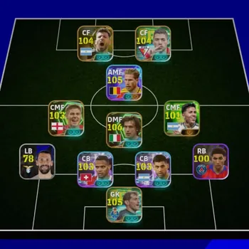 eFootball Accounts Legends & Iconic Players EFOOTBALL STARTER PLAY | EPIC ANDREA PIRLO,L SUAREZ,K DE BRYUNE NEW,S GERARD,C