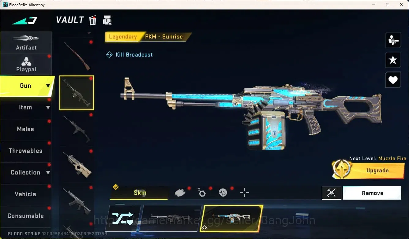 Blood Strike Accounts ASIA | Eternal Desert Eagle-Scorpius Lv1|2 7DS Gun image 12