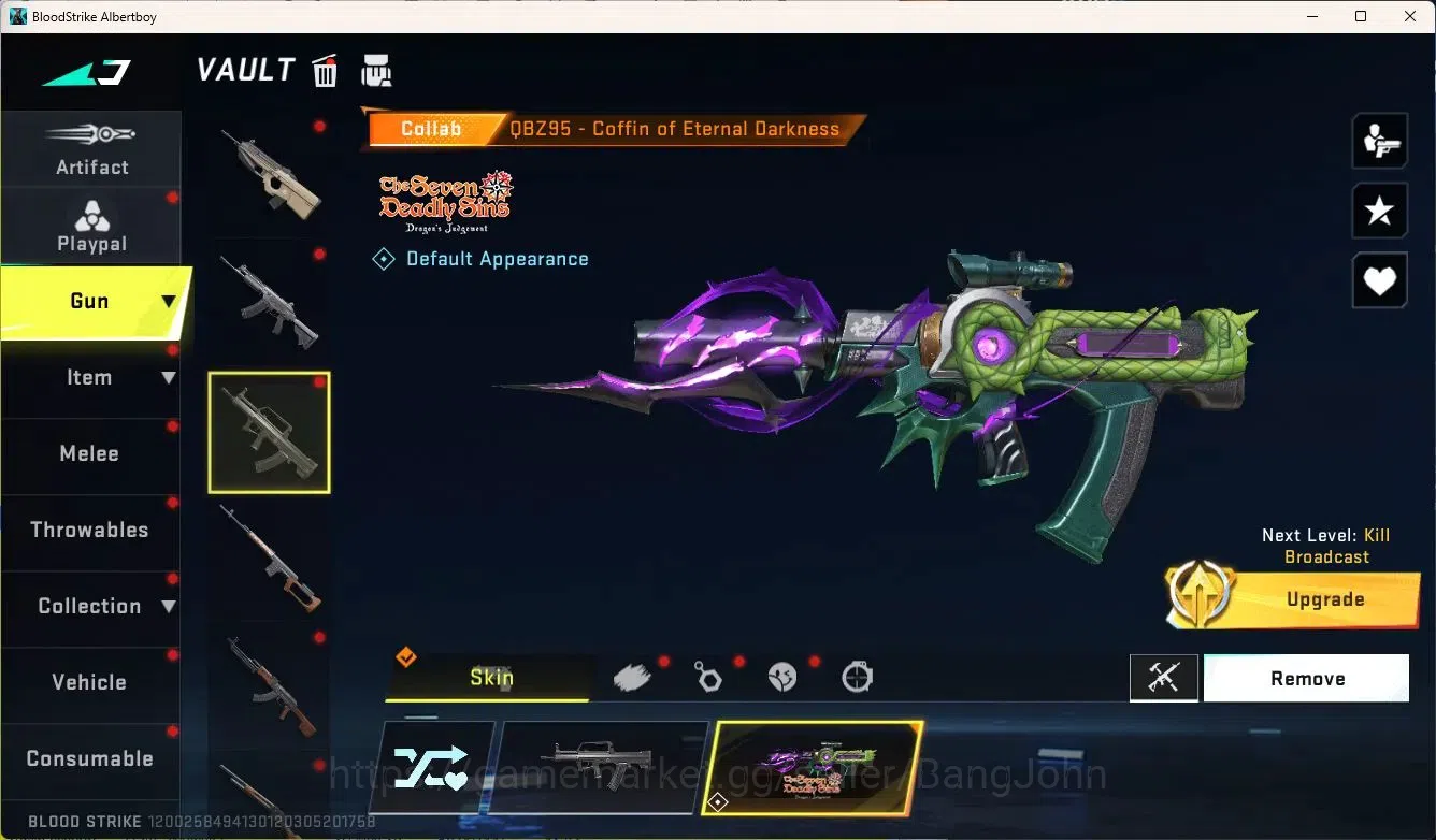 Blood Strike Accounts ASIA | Eternal Desert Eagle-Scorpius Lv1|2 7DS Gun image 14