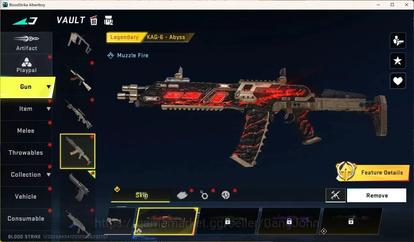 Blood Strike Accounts ASIA | Eternal Desert Eagle-Scorpius Lv1|2 7DS Gun image 5
