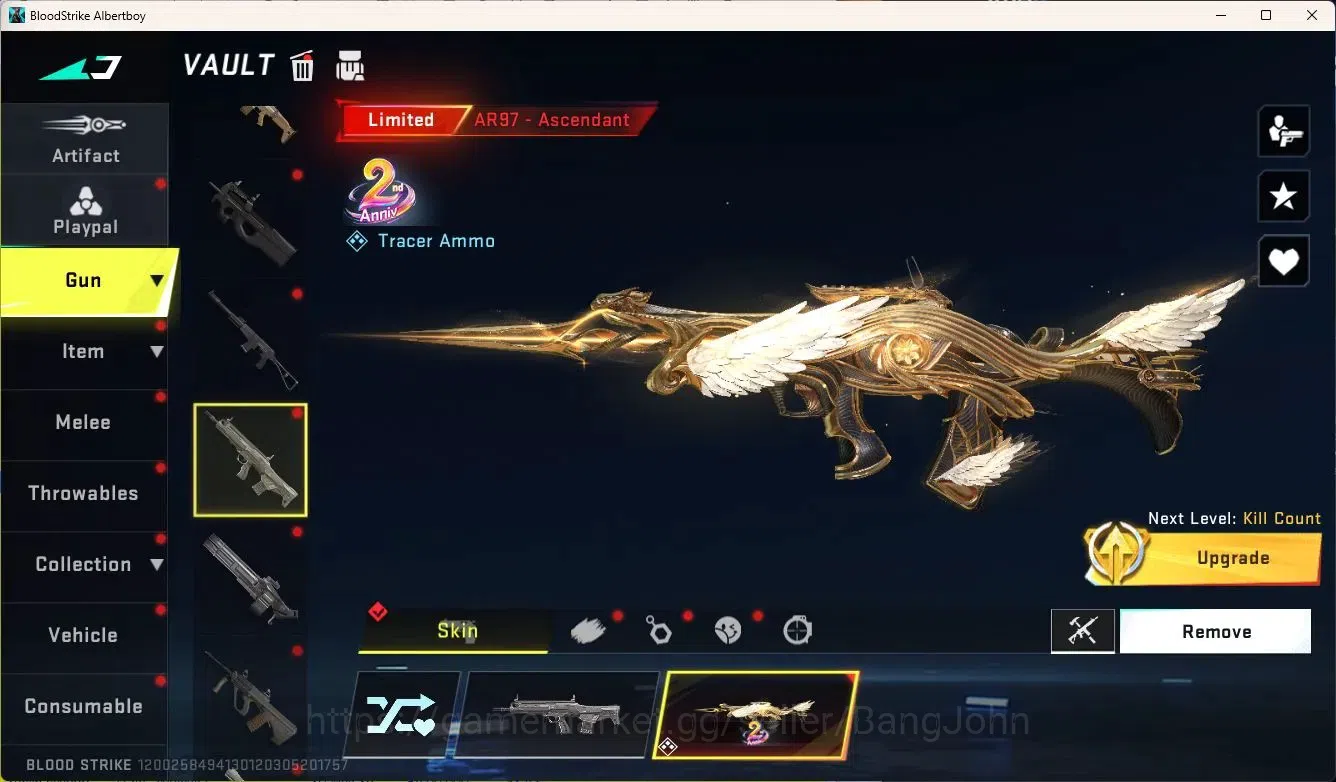 Blood Strike Accounts ASIA | Eternal Desert Eagle-Scorpius Lv1|2 7DS Gun image 9