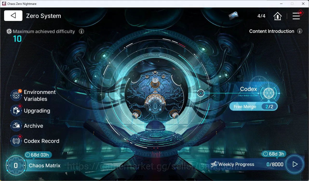 Chaos Zero Nightmare Accounts ASIA LV55 21SSR Serenial+Sign Meilin E2+Sign Haru+ image 3
