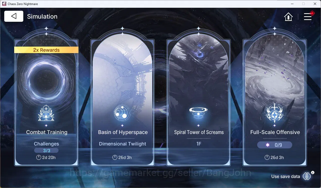 Chaos Zero Nightmare Accounts ASIA LV55 21SSR Serenial+Sign Meilin E2+Sign Haru+ image 4