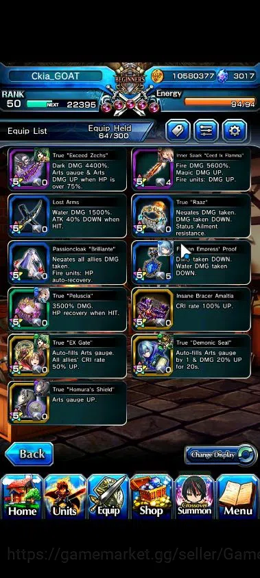 Grand Summoners Accounts Global|Rank 50|3017 cc + 5 Ascend|Sayaka MikiTW,H  image 6