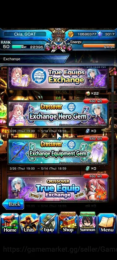 Grand Summoners Accounts Global|Rank 50|3017 cc + 5 Ascend|Sayaka MikiTW,H  image 8
