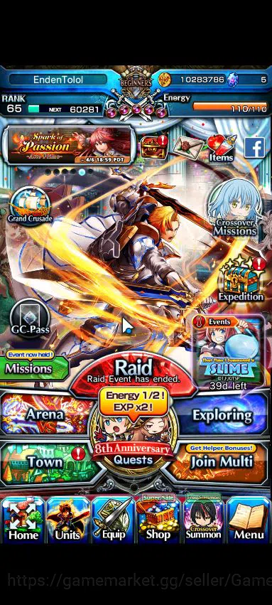 Grand Summoners Accounts Mid-Game Global|Rank 65|1 Sp Art|23 Ascend|[Emiya,Hazuki,Chloe,Orvell,S Chloe]+TW,S Miyu,Momo,VS