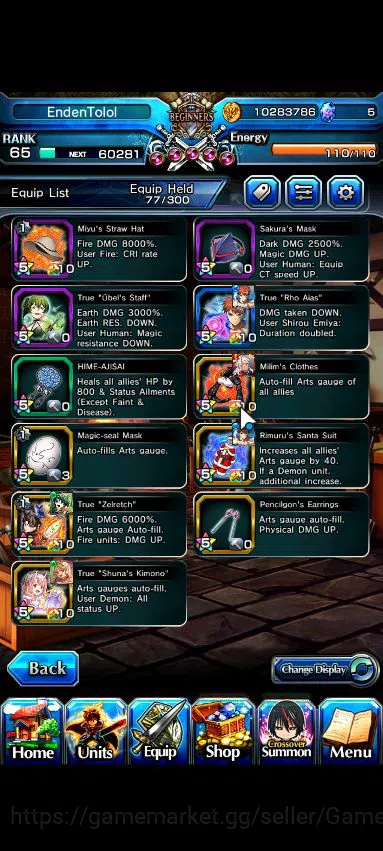 Grand Summoners Accounts Mid-Game Global|Rank 65|1 Sp Art|23 Ascend|[Emiya,Hazuki,Chloe,Orvell,S Chloe]+TW,S Miyu,Momo,VS 11
