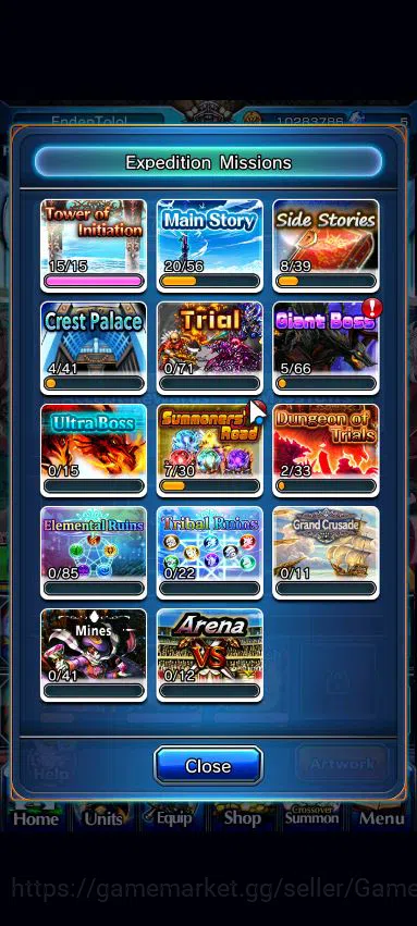 Grand Summoners Accounts Mid-Game Global|Rank 65|1 Sp Art|23 Ascend|[Emiya,Hazuki,Chloe,Orvell,S Chloe]+TW,S Miyu,Momo,VS 12