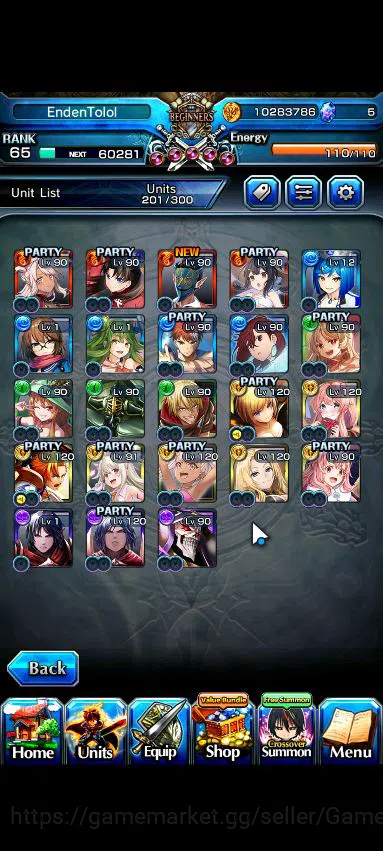 Grand Summoners Accounts Mid-Game Global|Rank 65|1 Sp Art|23 Ascend|[Emiya,Hazuki,Chloe,Orvell,S Chloe]+TW,S Miyu,Momo,VS 5