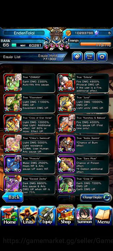 Grand Summoners Accounts Mid-Game Global|Rank 65|1 Sp Art|23 Ascend|[Emiya,Hazuki,Chloe,Orvell,S Chloe]+TW,S Miyu,Momo,VS 6