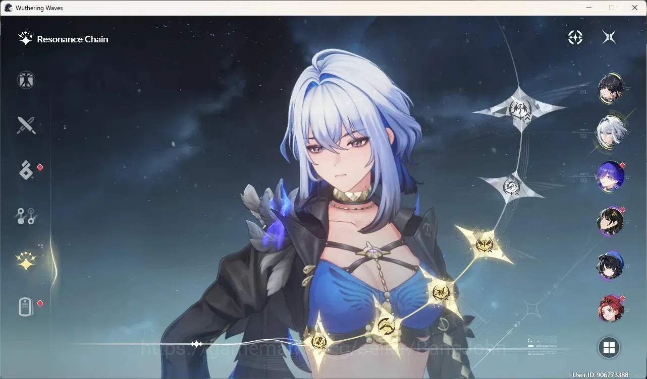 Wuthering Waves Accounts Starter SEA|UL 51|Rank 6| 3 Char Limited[ Galbrena RC4)]+Sign,Lucilla,Rebecca|500 Astrite|Mc Female 3