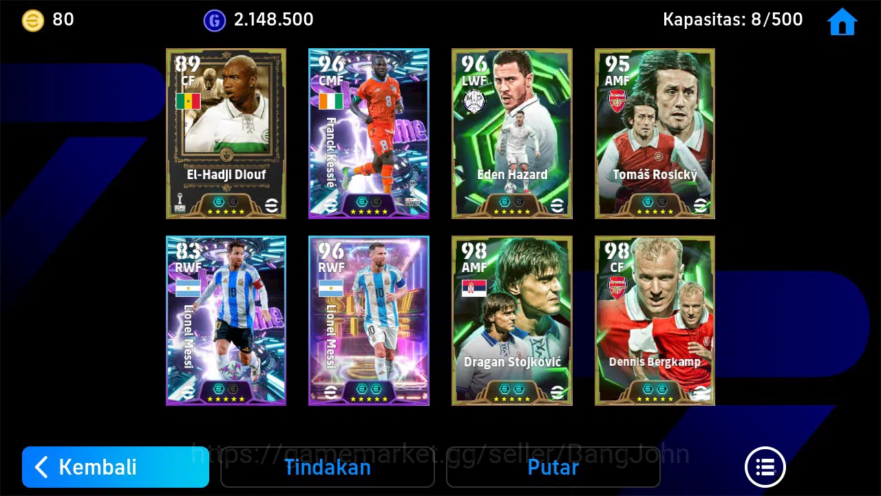 eFootball Accounts Android Power 3061 | El Hadji Epic | Franck Kessie image 2