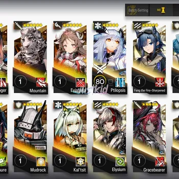 Arknights Accounts Starter ARKNIGHTS GLOBAL STARTERMID 10*6 , 2 LIMITED WISADEL,KALTSIT ALTER