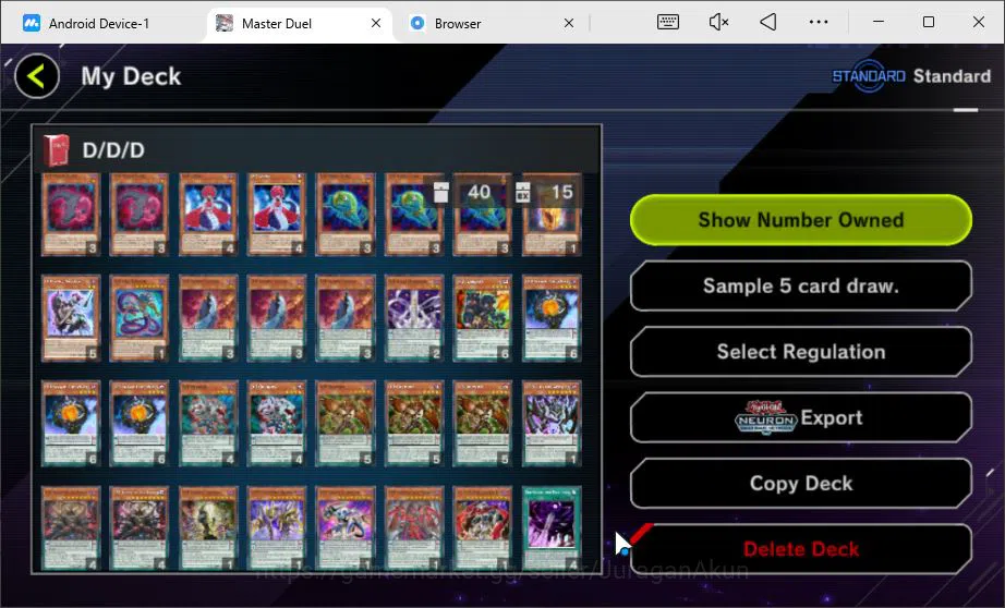 Yu-Gi-Oh! Master Duel Accounts Mid-Level Lv 18 | 19 Deck| FS Control, D/D/D, Yummy, Dracotail, Dragonmaid 6