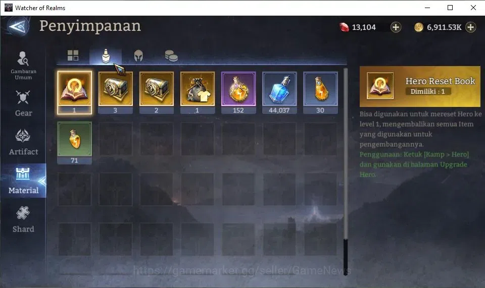 Watcher of Realms Accounts GLOBAL 60x|Lv 45|1,2M Power|13K Gems+32 AS|1 Lord[ image 14