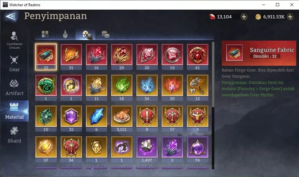 Watcher of Realms Accounts GLOBAL 60x|Lv 45|1,2M Power|13K Gems+32 AS|1 Lord[ image 15