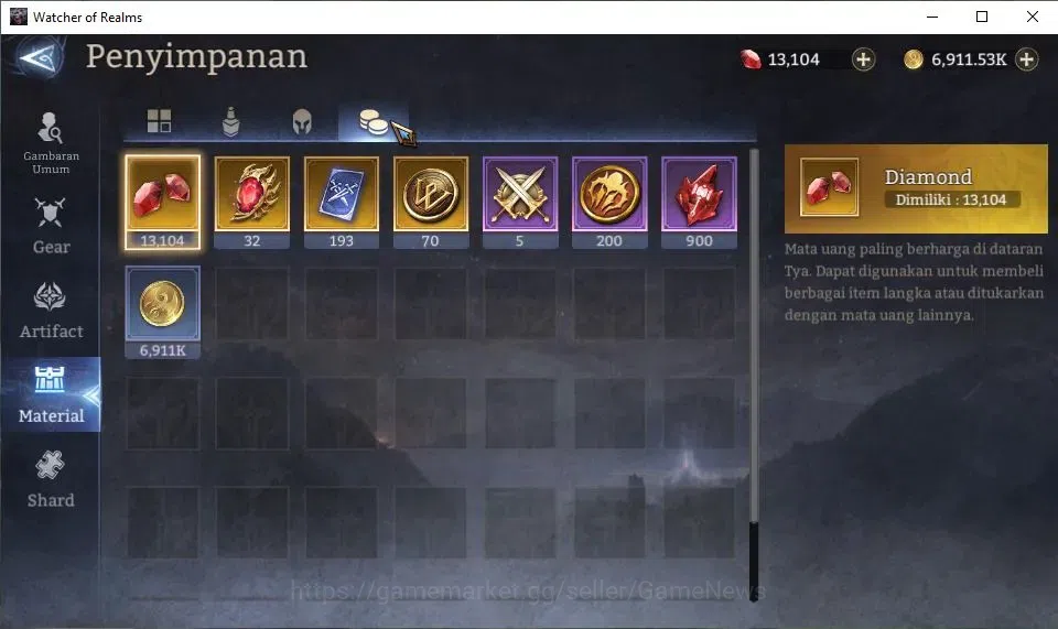 Watcher of Realms Accounts GLOBAL 60x|Lv 45|1,2M Power|13K Gems+32 AS|1 Lord[ image 16