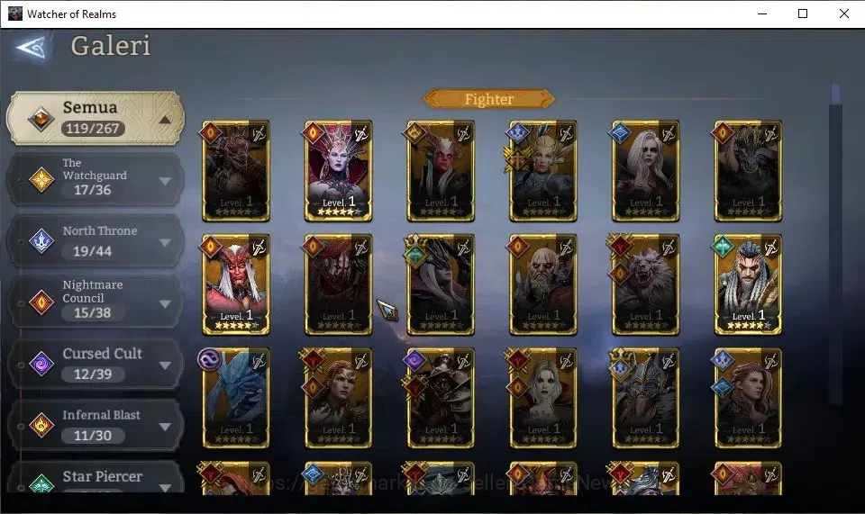 Watcher of Realms Accounts GLOBAL 60x|Lv 45|1,2M Power|13K Gems+32 AS|1 Lord[ image 17