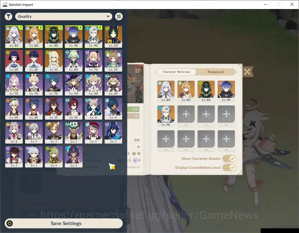 Genshin Impact Accounts ASIA|AR 55|5 Limited + 3 (*5Wep)|Flins+Sign,Skirk, image 2