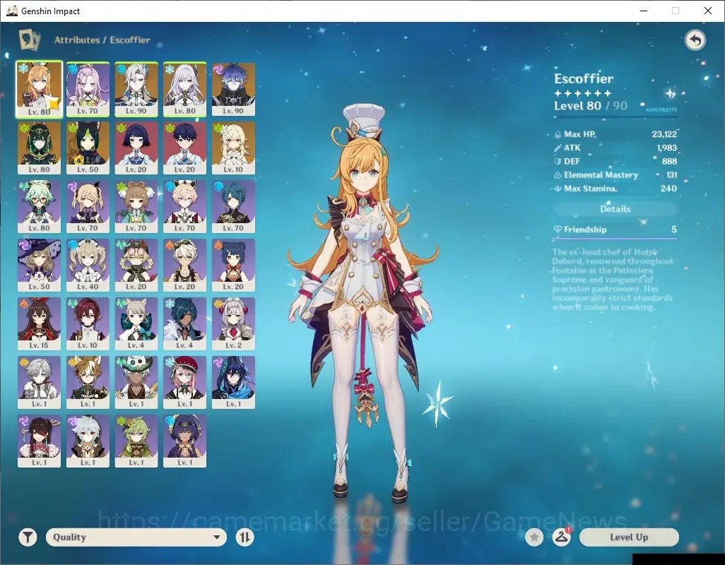 Genshin Impact Accounts ASIA|AR 55|5 Limited + 3 (*5Wep)|Flins+Sign,Skirk, image 3