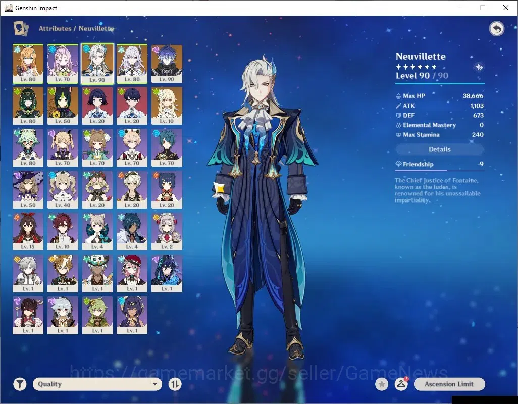 Genshin Impact Accounts ASIA|AR 55|5 Limited + 3 (*5Wep)|Flins+Sign,Skirk, image 4