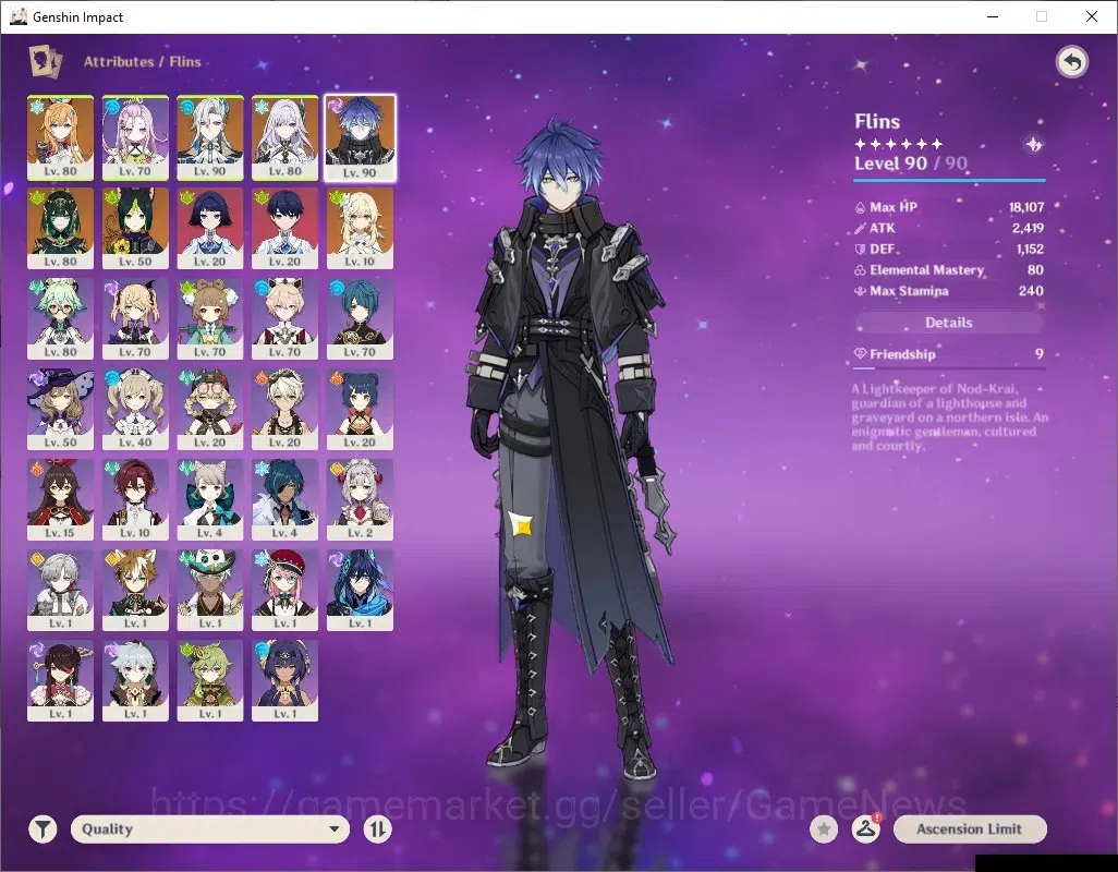 Genshin Impact Accounts ASIA|AR 55|5 Limited + 3 (*5Wep)|Flins+Sign,Skirk, image 6