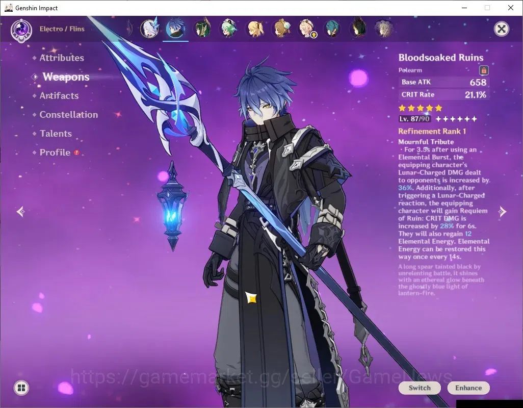 Genshin Impact Accounts ASIA|AR 55|5 Limited + 3 (*5Wep)|Flins+Sign,Skirk, image 9