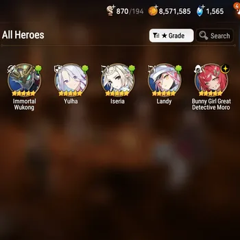 Epic Seven Accounts Starter FOUNDRY|Unverif |RANK 24|Starter|1 ML (BGGD MORO,)Yulha|PoH+Bless ON|Stigma 48K| |Log