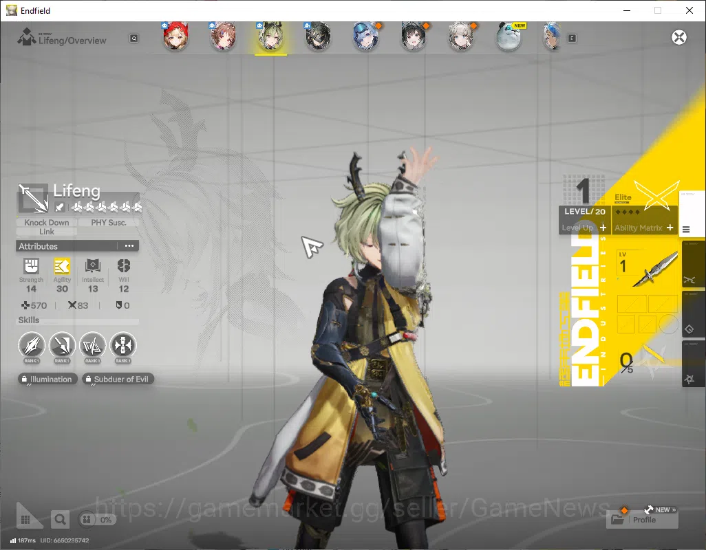 Arknights: Endfield Accounts NA/EU|Lv2|3SSR(1Limited)+3(*6WP)|[Rossi],Ardelia+S image 4