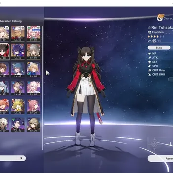 Honkai Star Rail Accounts Others ASIA|TL 44|4 Limited| Archer C1,Rin Tohsaka,Saber,Seele +1 STD Char (Himeko)|Female MC|Take