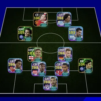 eFootball Accounts Legends & Iconic Players EFOOTBALL 2026 | SHOWTIME D NUNEZ,W ROONEY,L MATHAUS,ZANETTI,J TIMBER,S