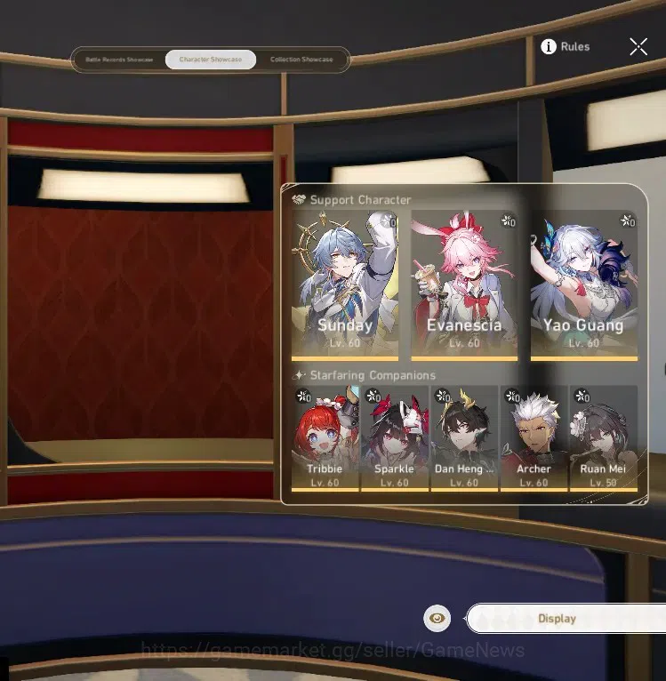 Honkai Star Rail Accounts Asia|TL 41|11 Limited|Prem Elation [(Evanescia,Yao image 2