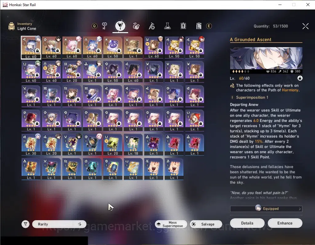 Honkai Star Rail Accounts Asia|TL 41|11 Limited|Prem Elation [(Evanescia,Yao image 5