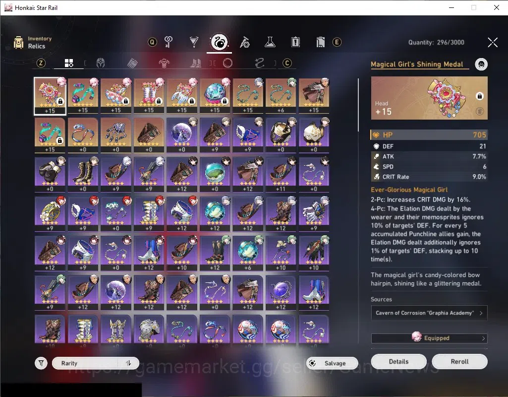 Honkai Star Rail Accounts Asia|TL 41|11 Limited|Prem Elation [(Evanescia,Yao image 7