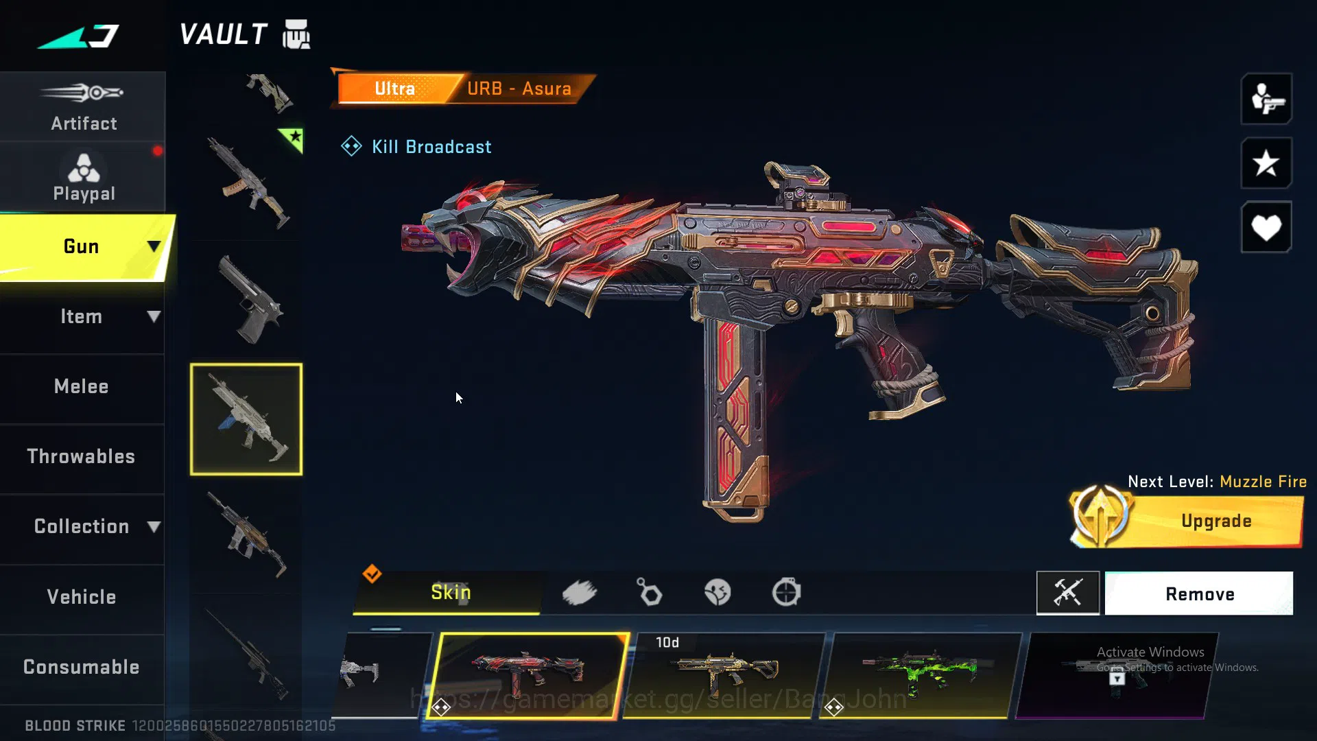 Blood Strike Accounts ASIA| AOT KAG-6 | 7 ULTRA GUN | 11 LEGENDARY GUN | image 10