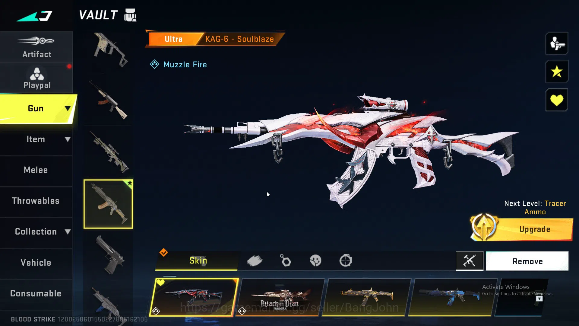 Blood Strike Accounts ASIA| AOT KAG-6 | 7 ULTRA GUN | 11 LEGENDARY GUN | image 8