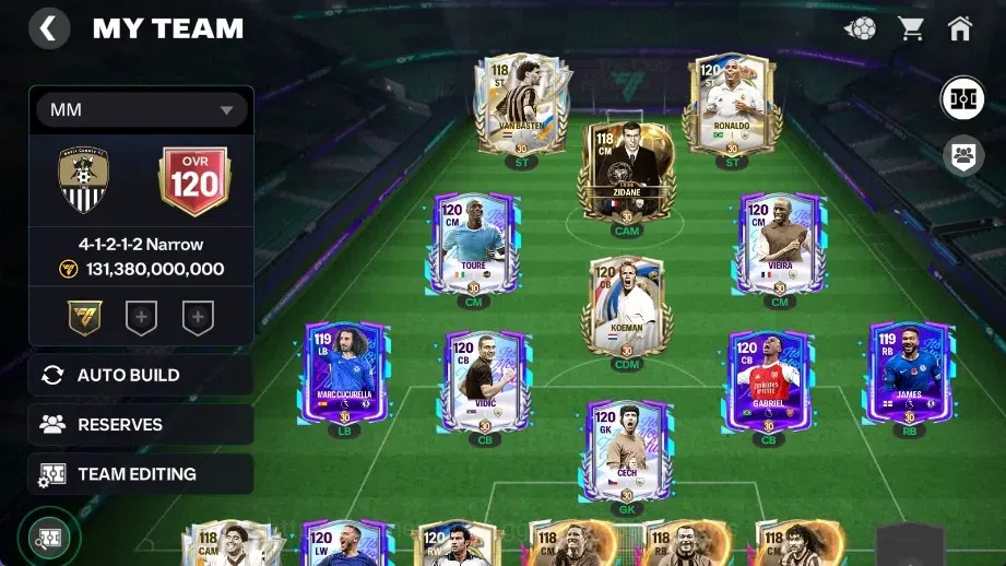 EA SPORTS FC Mobile Accounts 5,4 B Coins + 17k Gems|Cech Festive EVO, Vieira Fe image 4