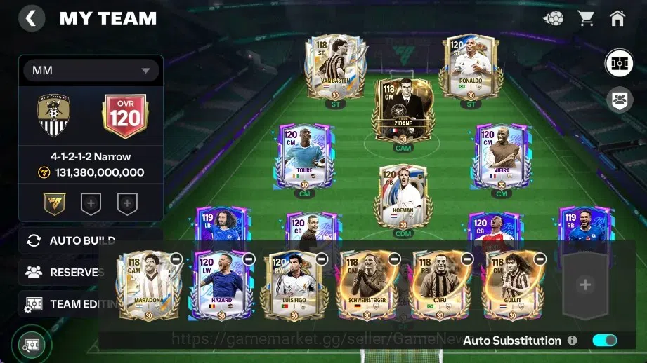 EA SPORTS FC Mobile Accounts 5,4 B Coins + 17k Gems|Cech Festive EVO, Vieira Fe image 5