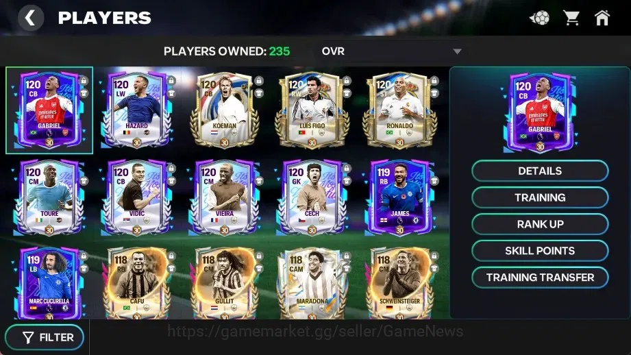 EA SPORTS FC Mobile Accounts 5,4 B Coins + 17k Gems|Cech Festive EVO, Vieira Fe image 8